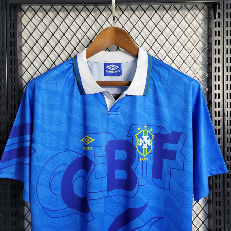 Camisa II Brasil Retrô | 1992 Umbro - Azul
