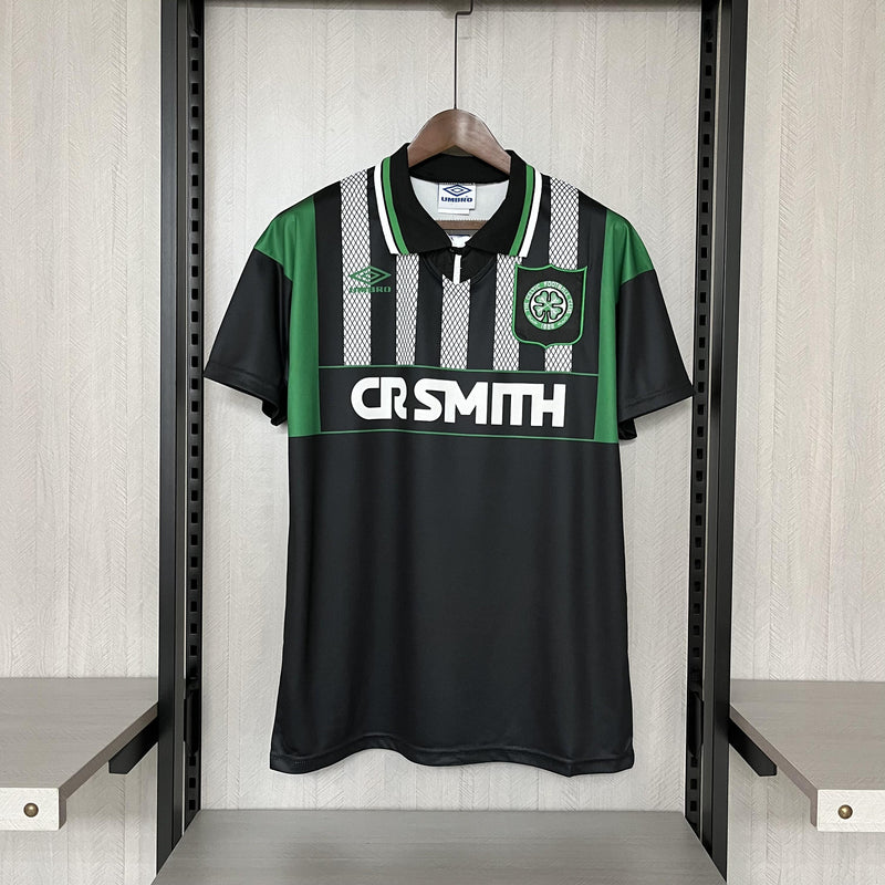 Camisa II Celtic Retrô | 94/95 Torcedor Umbro - Preta e Verde