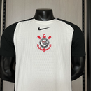 Camisa I Corinthians | 25/26 Jogador Nike - Branca e Preta