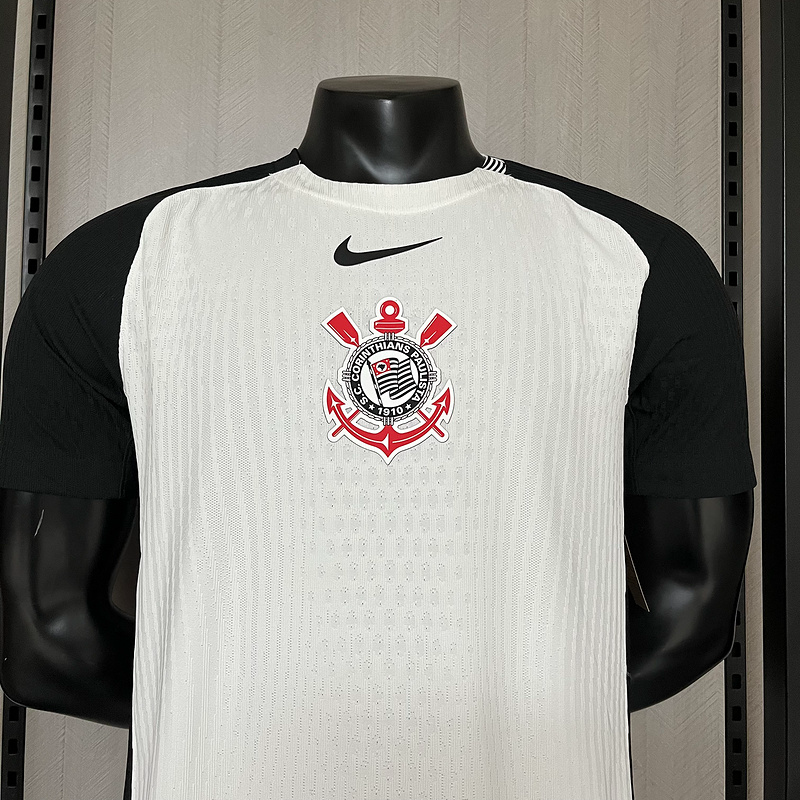 Camisa I Corinthians | 25/26 Jogador Nike - Branca e Preta