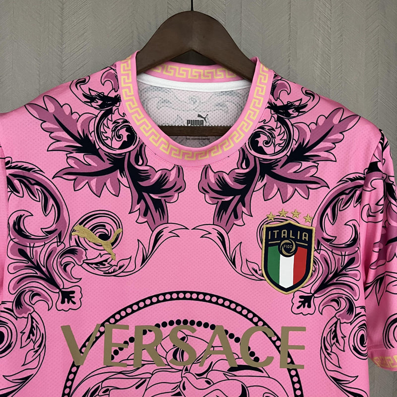 Camisa Versace x Itália | 23/24 Torcedor Puma - Rosa