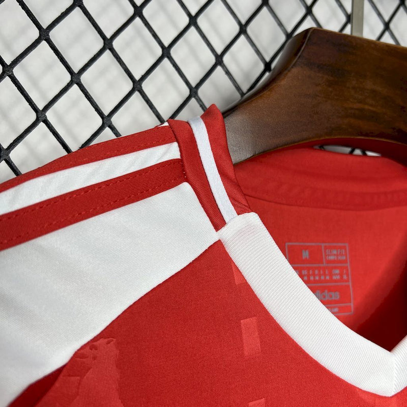 Camisa I FC Union Berlin | 24/25 Torcedor Adidas - Vermelha e Branca