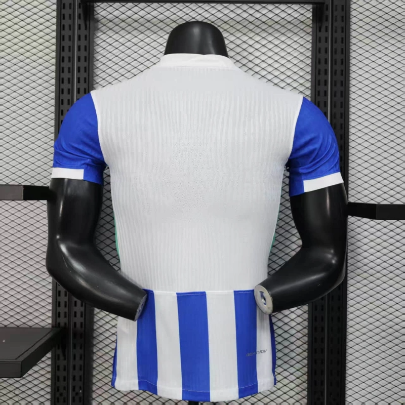 Camisa I Brighton | 25/26 Modelo Jogador Nike - Branca e Azul