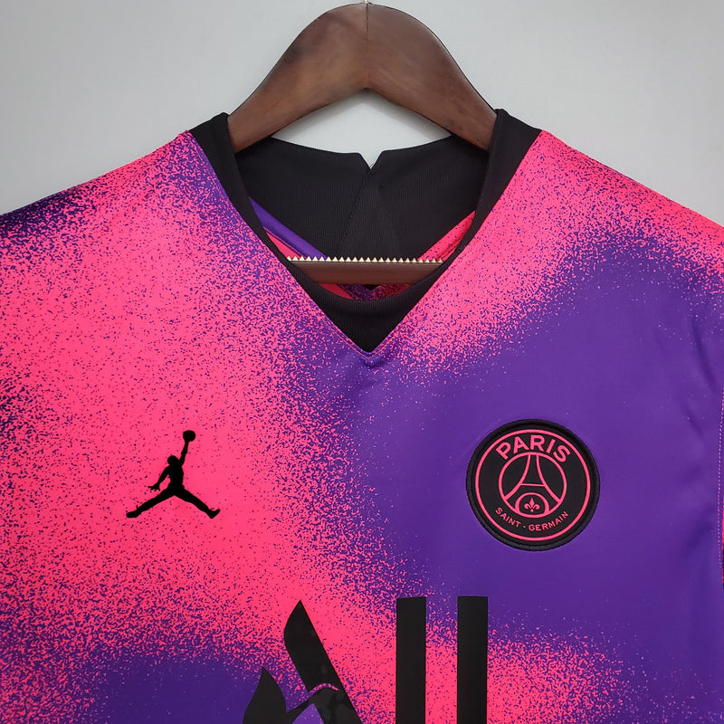 Camisa IV PSG | 20/21 Torcedor Jordan - Roxa e Rosa