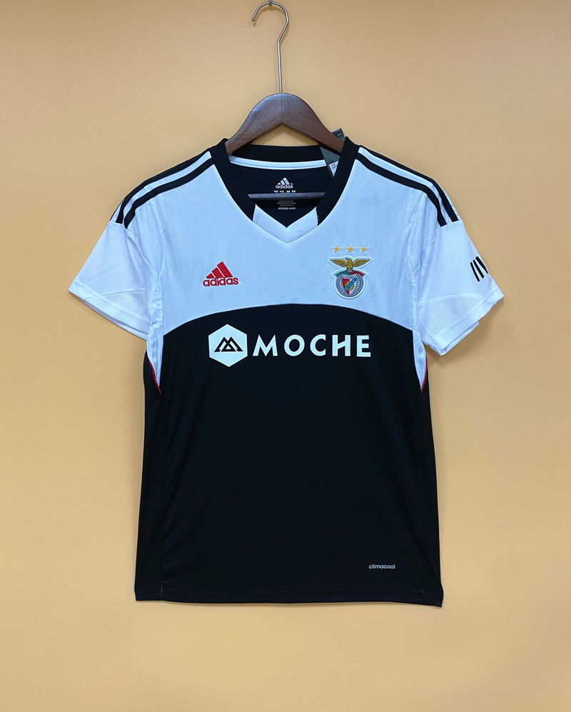 Camisa II Benfica Retrô | 13/14 Torcedor Adidas - Preta e Branca