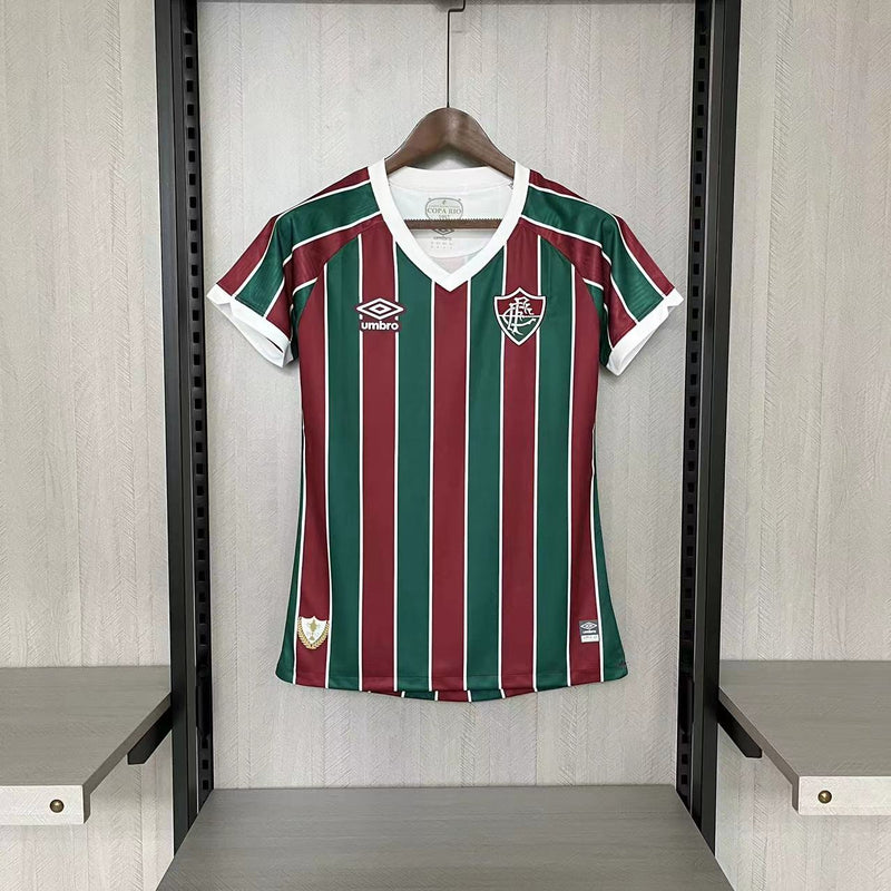 Camisa I Fluminense | 23/24 Torcedor Umbro - Feminina - Tricolor