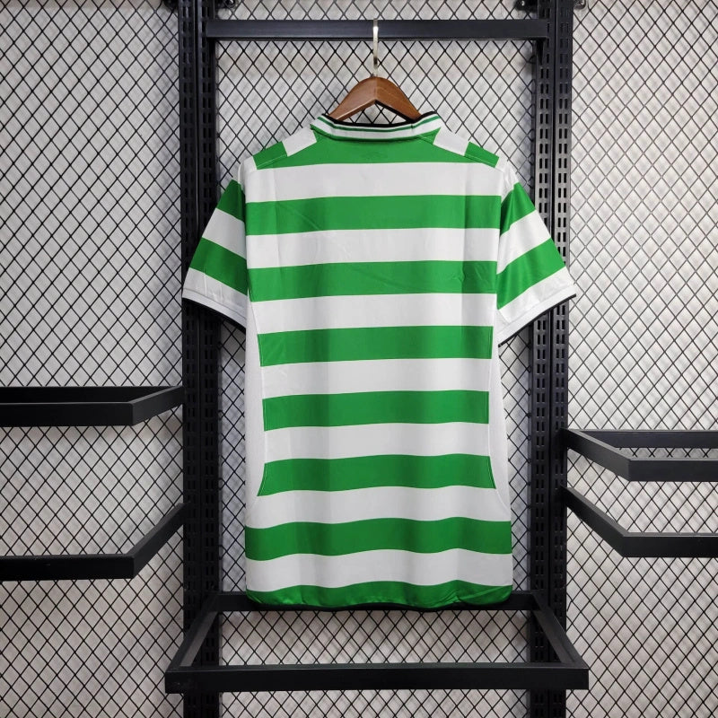 Camisa I Celtic Retrô | 01/03 Umbro - Branca e Verde