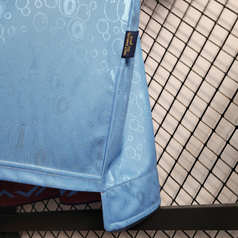 Camisa II West Ham Retrô | 95/97 Pony - Azul e Vermelha