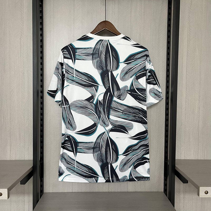 Camisa Pré Jogo Newcastle | 24/25 Torcedor Adidas - Branca e Preta