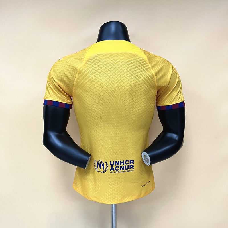 Camisa IV Barcelona | 23/24 Modelo Jogador Nike - Amarela