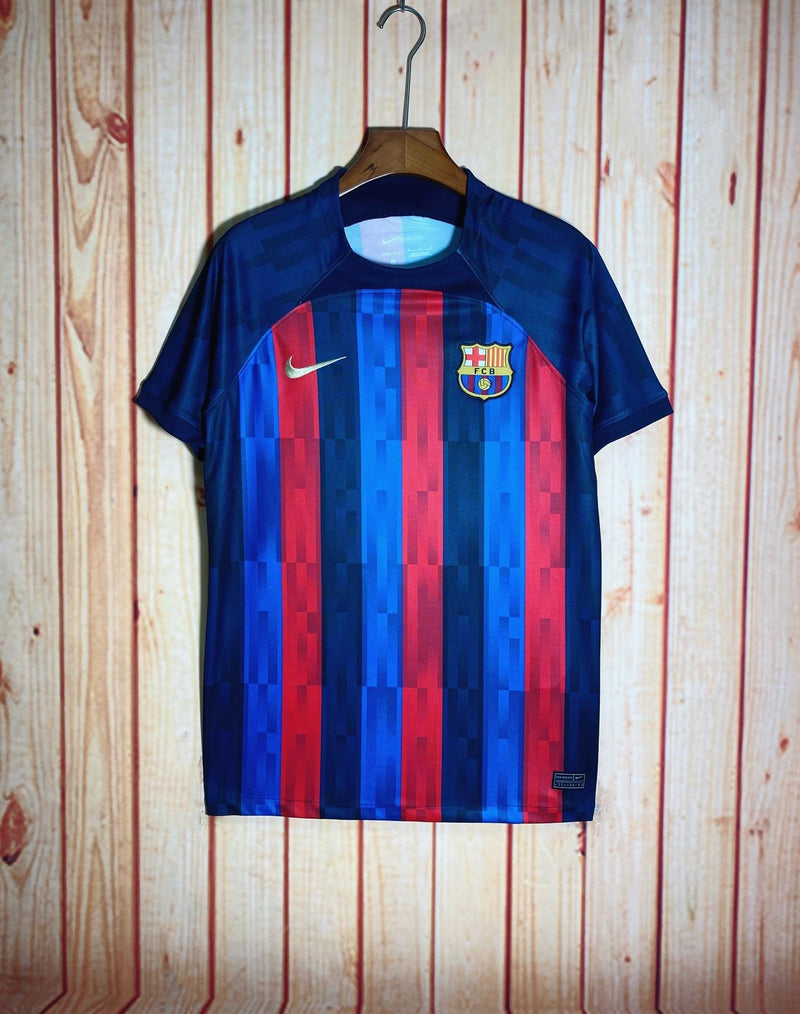 Camisa I Barcelona | 22/23 Torcedor Nike - Azul e Vermelha (sem patrocínio)