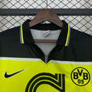 Camisa Champions League Borussia Dortmund Retrô | 96/97 Nike - Amarela e Preta
