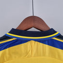 Camisa I Parma Retrô | 99/00 Champion - Azul e Amarela