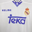 Camisa I Real Madrid Retrô | 96/97 Kelme - Branca