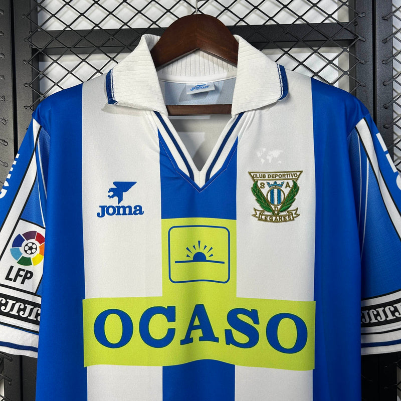 Camisa I Leganés Retrô | 98/00 Joma - Azul e Branca