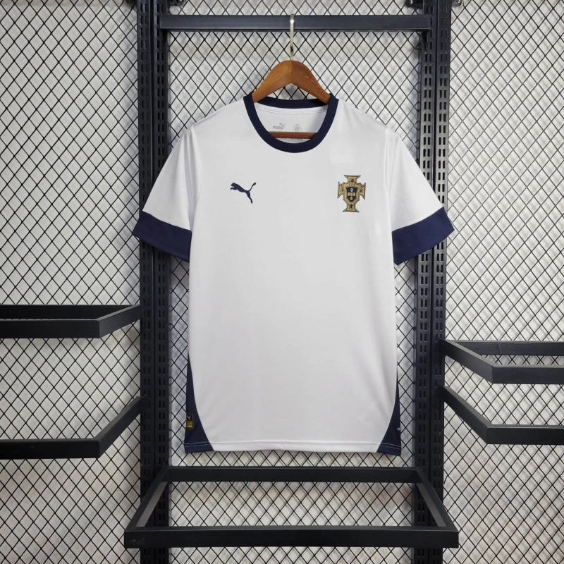 Camisa de Treino Portugal | 2025 Torcedor - Branca e Azul