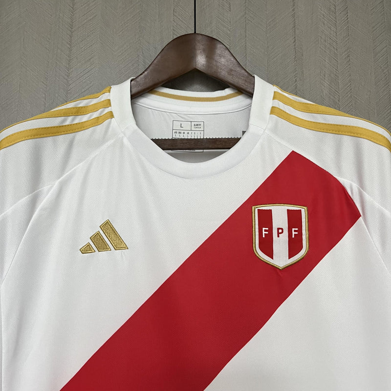 Camisa I Peru | 24/25 Torcedor Adidas - Branca e Vermelha