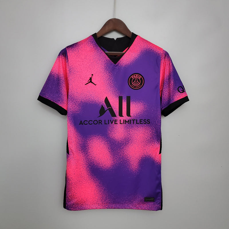 Camisa IV PSG | 20/21 Torcedor Jordan - Roxa e Rosa
