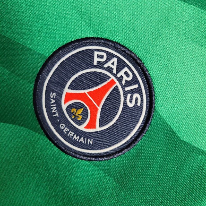 Camisa de Goleiro PSG | 23/24 Torcedor Nike - Verde - Manga Longa