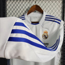 Camisa I Real Madrid Retrô | 10/11 Adidas - Branca - Manga Longa