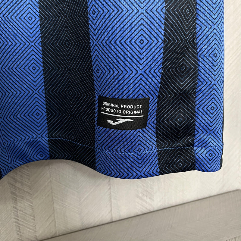 Camisa I Atalanta | 23/24 Torcedor Joma - Azul e Preta