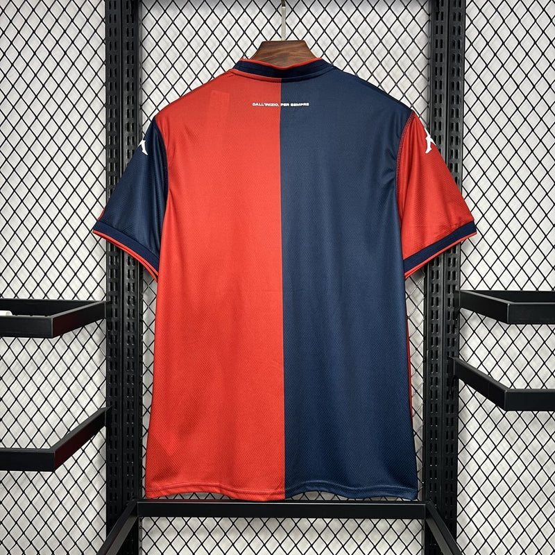 Camisa I Genoa | 24/25 Torcedor Kappa - Vermelha e Azul