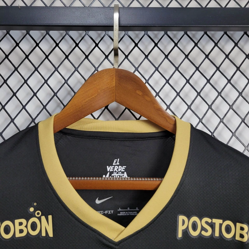 Camisa II Atlético Nacional | 25/26 Torcedor Nike - Preta e Dourada