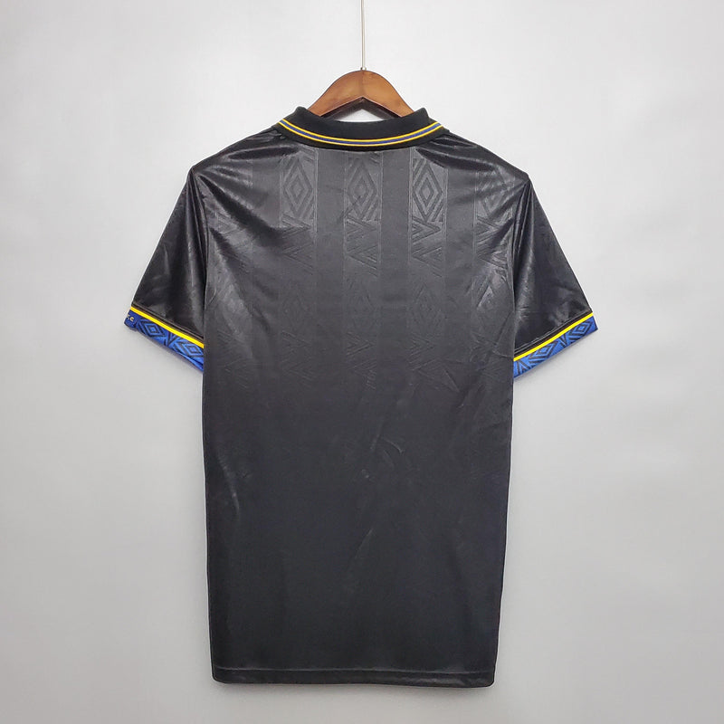 Camisa III Manchester United Retrô | 93/95 Umbro - Preta