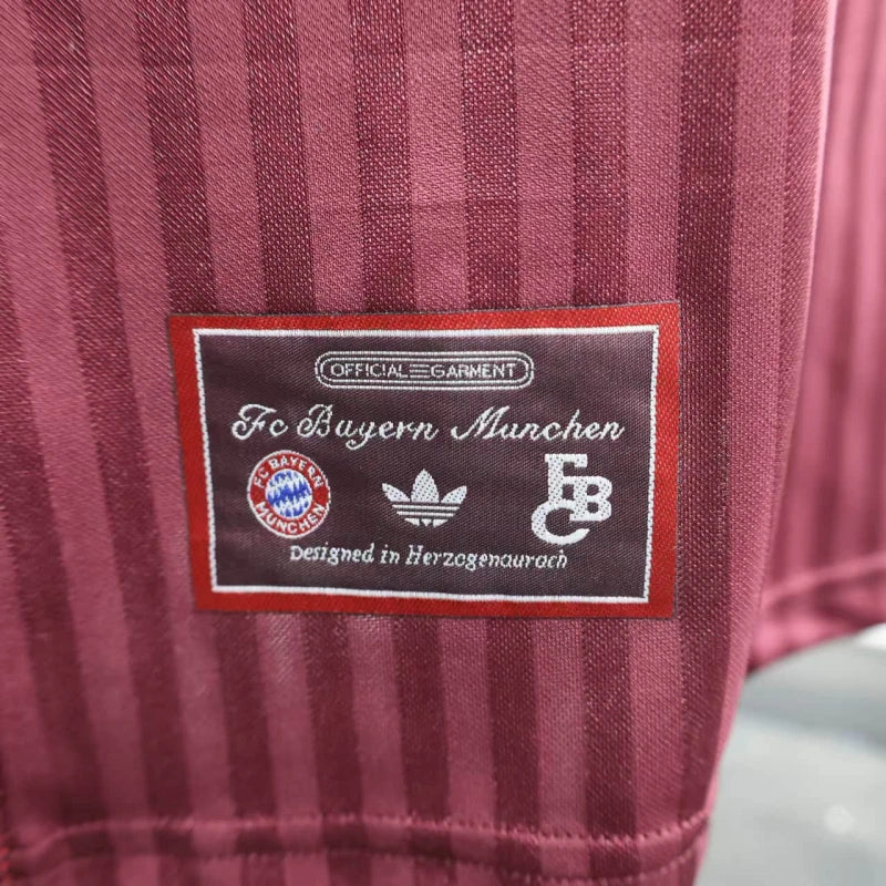 Camisa ICON Bayern de Munique | 25/26 Modelo Jogador Adidas - Vinho