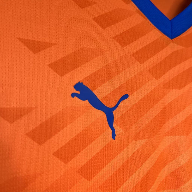 Camisa III Olympique de Marseille | 24/25 Torcedor Puma - Laranja e Azul