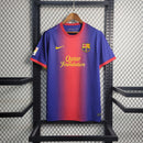 Camisa I Barcelona Retrô | 12/13 Nike - Vermelha e Azul