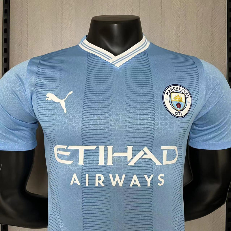 Camisa I Manchester City | 23/24 Modelo Jogador Puma - Azul