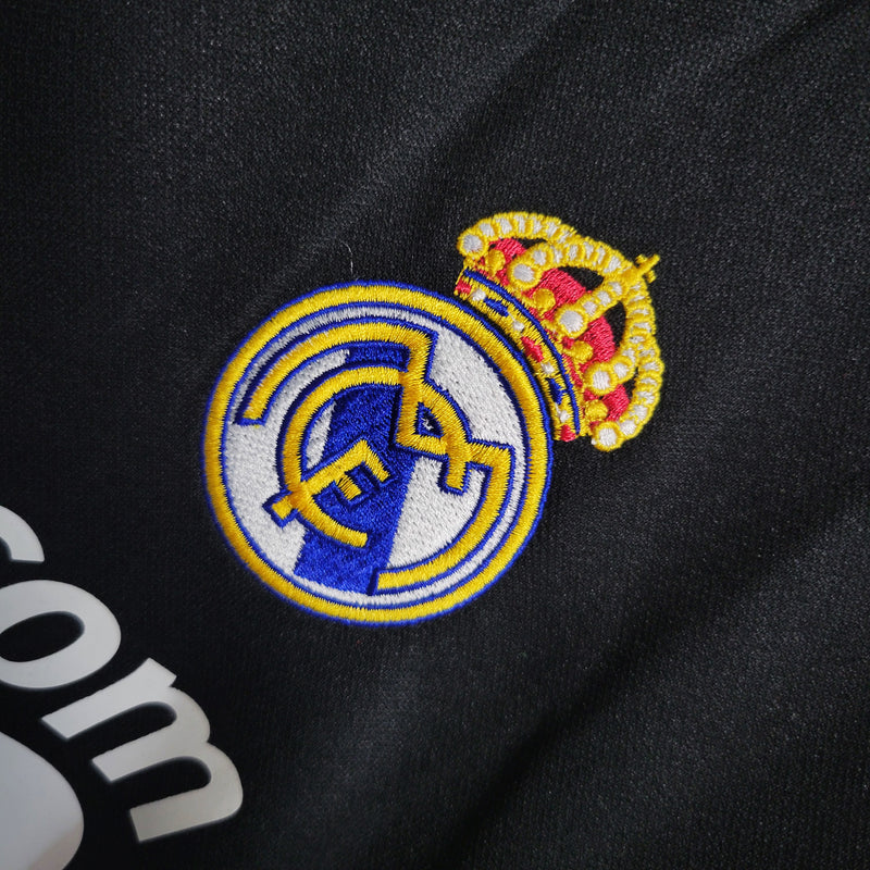 Camisa II Real Madrid Retrô | 08/09 Adidas - Preta