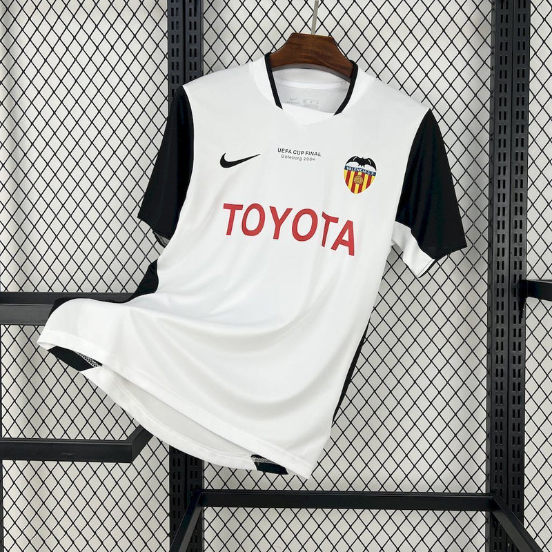 Camisa I Valencia Retrô | 03/04 Nike - Branca