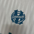 Camisa I Olympique de Marseille Retrô | 1990 Adidas- Branca e Azul