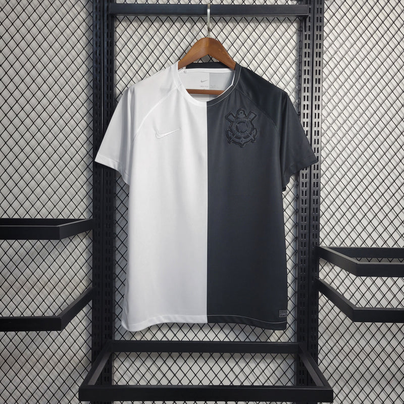 Camisa Pré Jogo Corinthians | 23/24 Torcedor Nike - Preta e Branca