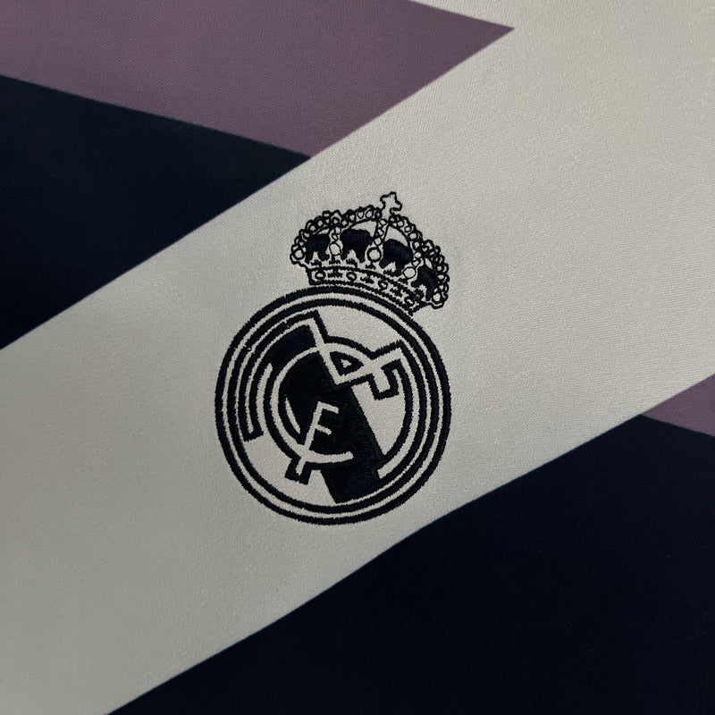 Camisa Treino Real Madrid | 23/24 Torcedor Adidas - Branca e Preta