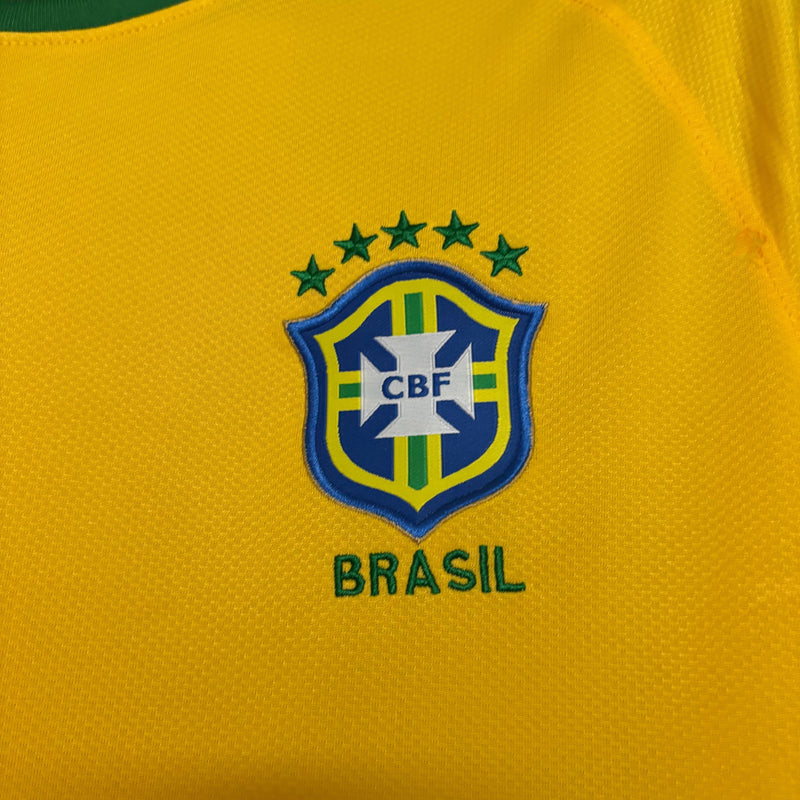 Camisa I Brasil Retrô | 2010 Nike - Amarela