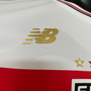 Camisa I São Paulo | 25/26 Modelo Jogador New Balance - Branca (Patrocínios)