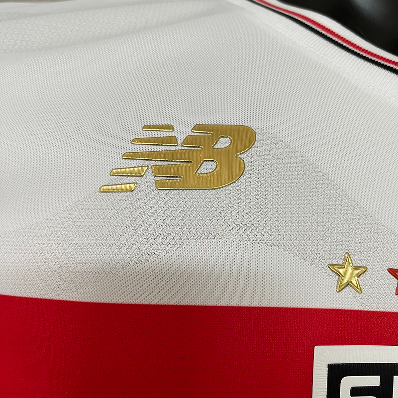 Camisa I São Paulo | 25/26 Modelo Jogador New Balance - Branca
