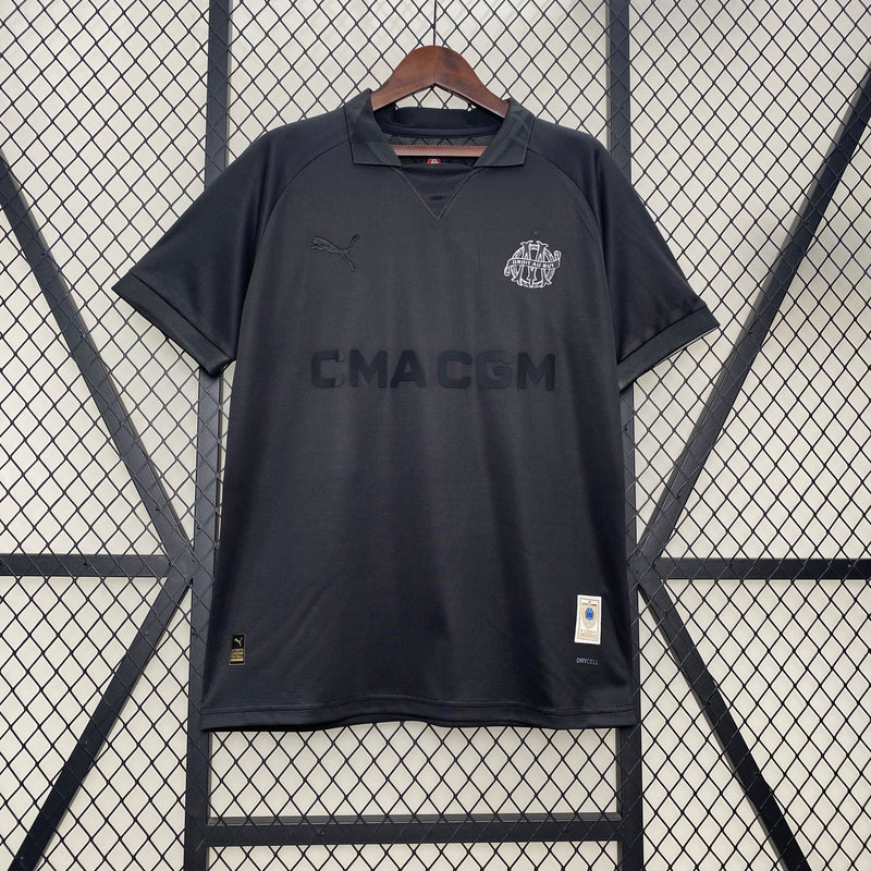 Camisa Edição Aniversário Olympique de Marseille | 24/25 Torcedor Puma - Preta