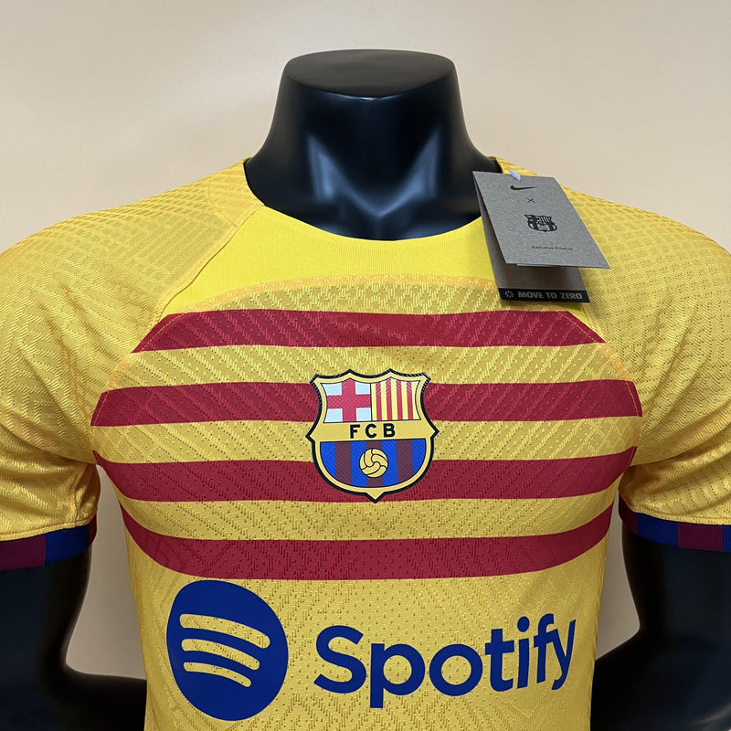 Camisa IV Barcelona | 23/24 Modelo Jogador Nike - Amarela