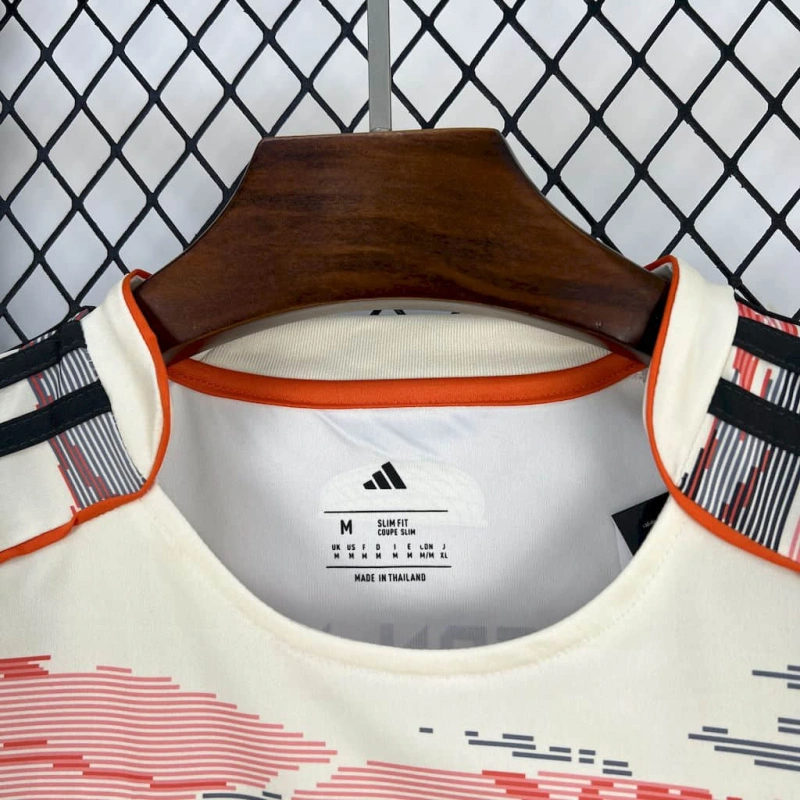 Camisa II Bayern de Munique | 25/26 Torcedor Adidas - Branca Cinza e Laranja