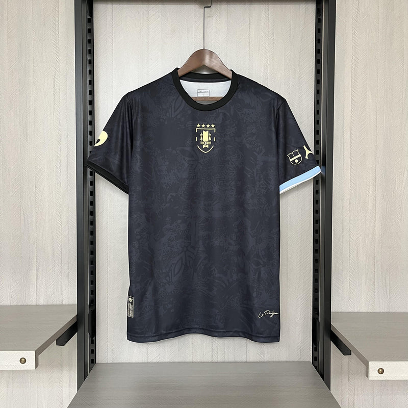 Camisa La Pulga Uruguai | 23/24 Torcedor - Preta