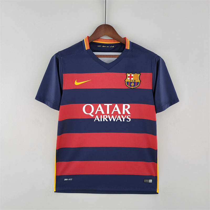 Camisa I Barcelona Retrô | 15/16 Torcedor Nike - Vermelha e Azul