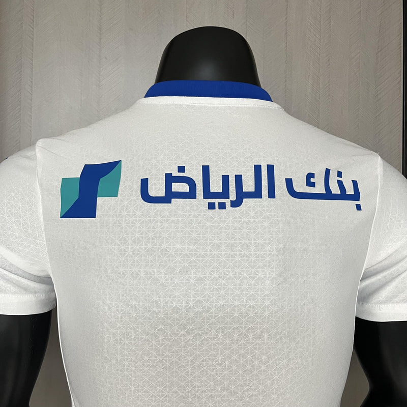 Camisa II Al-Hilal | 24/25 Modelo Jogador  - Branca e Azul