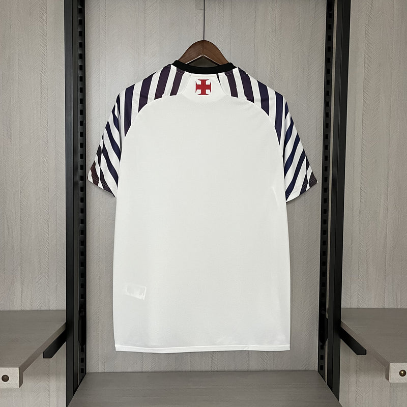 Camisa Pré Jogo Vasco | 24/25 Torcedor Kappa - Branca