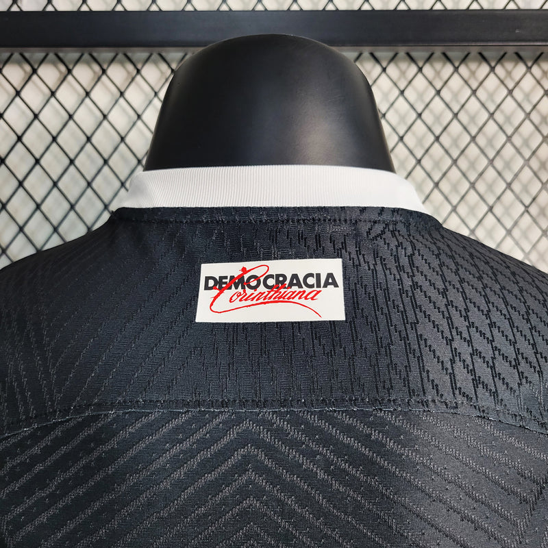 Camisa II Corinthians | 23/24 Modelo Jogador Nike - Preta e Branca