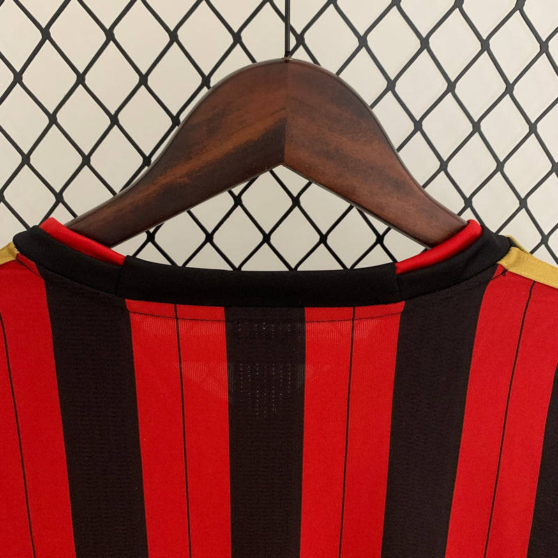 Camisa I Milan Retrô | 13/14 Adidas - Vermelha e Preta - Manga Longa