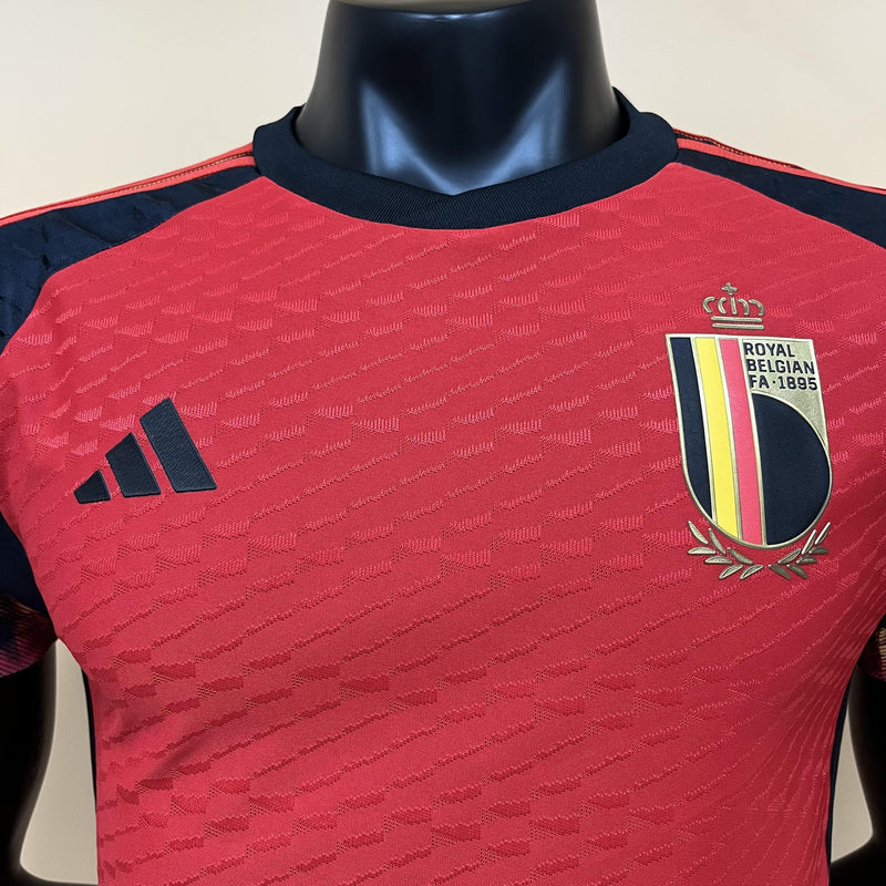 Camisa I Bélgica | 22/23 Modelo Jogador Adidas - Vermelha